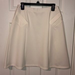 White Above the Knee Skirt